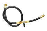 Yellow Jacket BCBV-36 in. Plus II 3/8 in. Heavy Duty Combination Charging/Vacuum Hose 3/8 in. Straight x FlexFlow - 26036