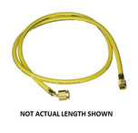 Yellow Jacket AAS-48 in. Yellow Automotive Manifold Hose SealRight Str. x 45 Deg. for R-134a Systems - 27448