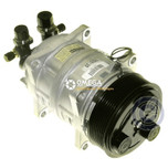 Omega Compressor Model TM-15HS 12V with 126mm Clutch Diameter and Vertical O-Ring Fitting - 20-10230