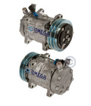Sanden Compressor Model SD7H15 12V with 132mm Clutch Diameter and Vertical O-Ring Fitting - 20-04694 by Omega 