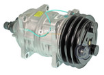 Omega Compressor Model TM-15HS 24V with 135mm Clutch Diameter and Horizontal O-Ring Fitting - 20-10240