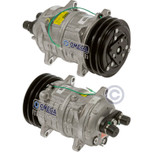 Omega Seltec Model TM-16HS Compressor 24V with 135mm Clutch Diameter and Horizontal O-Ring Fitting - 20-46317