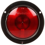 Truck-Lite 80 Series 1 Bulb Red Round Incandescent Stop/Turn/Tail Light Kit 12V with Black Flange Mount - 80334R