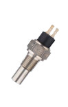 VDO 250F/120C Dual Floating Ground Temperature Sender 6-24V with .250 in. Spade Connection and 1/4-18NPTF Thread - Bulk Pkg - 325-002B
