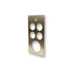 Murphy Stainless Steel Five-Hole Gage Panel 4-2 in. - 30050527