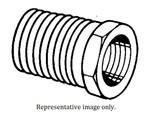 Lincoln Brass Reducing Bushing with 1/4 in. NPTF Female x 1/2 -27 in. NPTF Male Thread - 10204