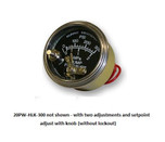 Murphy 0-300 PSI Water Pressure Swichgage 2 in. with Knob Adjusting Face Contact and High/Low Contacts - 20PW-HLK-300