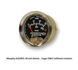 Mechanical 0-30 PSI Differential Pressure Murphygage 2.5 in. w/o Contact - Polycarbonate Case - A25DPG-30 by Murphy