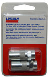 Lincoln Hydraulic Coupler with 1/8 in. NPT - 2-Pack- 5852-2