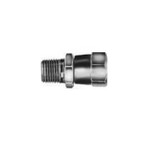 Lincoln Steel Adapter Union with 1/8 in. NPSM Female Swivel x 1/8 in. NPTF Male Thread - 66649