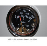 Murphy 0-200 PSI Mechanical Pressure Swichgage 2 in. w/ High and Low Contacts - A20P-HL-200