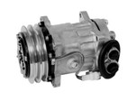 Sanden OEM SD7H15 Compressor 12V R-134a with WJ Head Type and A2 Clutch Type - 1401106 by Kysor