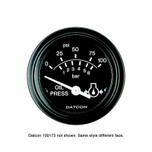 Datcon - Oil Pressure Gauge 0-100 PSI 12V - 100175
