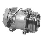 Sanden OEM SD7H15 Compressor 12V R-134a with WV Head Type and PV6 Clutch Type - 1401427 by Kysor