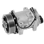 Sanden OEM SD7H15 Compressor 12V R-134a with GH Head Type and PV8 Clutch Type - 1401346 by Kysor