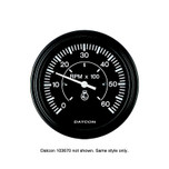 Datcon - 3 3/8-in. Tachometer Gauge 0-6000 RPM - 103670