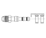 ATCO Straight Male O-Ring AIR-O-CRIMP Fitting No. 6 - No. 8 with Clamp Assembly - 2660038 by Kysor