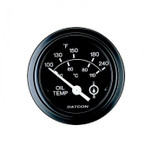 Datcon - Oil Temperature Gauge 100-280F Black - 101578