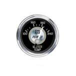 Stewart Warner Power Series Titanium Electric Water Temperature Gauge 100-240F - 82757