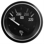 Stewart Warner Heavy Duty Electric Oil Temperature Gauge 140-320F - 284K