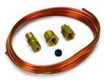 Autometer Copper Tubing and Line Kit with 6 ft. Line Length - 3224