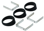 Autometer Black Angle Rings with 2 1/16 in. Diameter - 3 Pcs - 2234