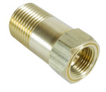 Autometer Temperature Adapter with Male 1/2 in. NPT to Female 5/8 in.-18 Thread - 2270