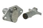 Pollak Plug and Socket Assembly 12-24V 35A - Bulk Pkg - 11-400