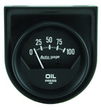 Autometer Autogage 2-1/16 in. Oil Pressure Gauge with 0-100 PSI Range - 2360