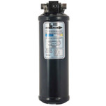 MEI Steel Receiver Drier 3 in. Diameter x 10 in. Length with 3/8 in. No. 6 MIO Inlet/Outlet - Side Glass - 7132