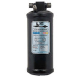 MEI Steel Receiver Drier 3 in. Diameter x 8 in. Length with 3/8 in. No. 6 MIO Inlet/Outlet and Side Fuse Plug - Top Glass - 7161