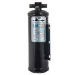 MEI Steel Receiver Drier 3 in. Diameter x 10 in. Length with 3/8 in. No. 6 MIO Inlet/Outlet - Top Glass - 7190