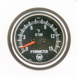 Mr. Speedometer 2 in. Chrome Pyrometer 1500F - HG183