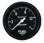Autometer Autogage 2-5/8 in. Fuel Pressure Gauge with 0-15 PSI Range - 2311