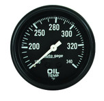 Autometer Autogage 2-5/8 in. Oil Temperature Gauge with 100-340 Degrees F Range - 2314