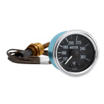 VDO 2-1/16 in. Series 1 265F Mechanical Water Temperature Gauge 12V with 72 in. Capillary - Bulk Pkg - 180-301B
