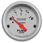 Autometer Ultra-Lite 2-1/16 in. Fuel Level Gauge with 240-33 Ohms Range - 4316