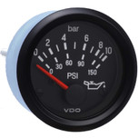 VDO Cockpit International 10 Bar/150 PSI Electrical Oil Pressure Gauge 24V Use with VDO Sender - Bulk Pkg - 350-921B