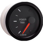 VDO Vision Black Down-Up Trim Gauge 12V - Bulk Pkg - 382-152B