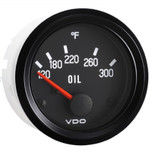 VDO Cockpit 300F Electric Oil Temperature Gauge 12V Use with VDO Sender - Bulk Pkg - 310-012B