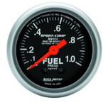 Autometer Sport-Comp 2-1/16 in. Fuel Pressure Gauge with 0-1.0 KG/CM2 - 3311-J