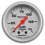 Autometer Ultra-Lite 2-1/16 in. Air Pressure Gauge with 0-150 PSI - 4320