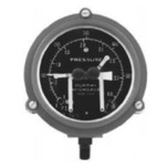 Murphy 4-1/2 in. Panel Mount Mechanical Pressure Swichgage 0-60 PSI 120VAC - OPLFC-A-60-OC