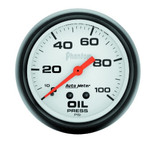 Autometer Phantom 2-5/8 in. Oil Pressure Gauge with 0-100 PSI - 5821