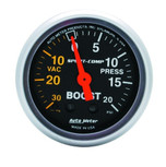 Autometer Sport-Comp 2-1/16 in. Boost/Vacuum Gauge with 30 in. HG/20 PSI - 3301