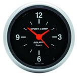 Autometer Quartz Sport-Comp 2-5/8 in. Clock 12 Hr - 3585