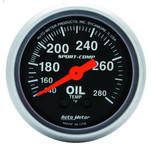 Autometer Mechanical Sport-Comp 2-1/16 in. Oil Temperature Gauge 140-280F - 3341