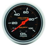 Autometer Mechanical Pro-Comp 2-5/8 in. Oil Pressure Gauge 0-100 PSI - 5421