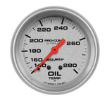 Autometer Mechanical Ultra-Lite Pro-Comp 2-5/8 in. Oil Temperature Gauge 140-280F - 4441