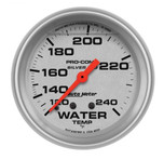 Autometer Mechanical Pro-Comp 2-5/8 in. Water Temperature Gauge 120-240F - 4632